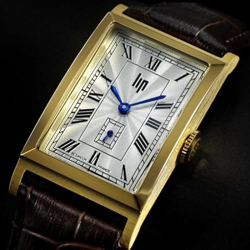 Lip Orologio Churchill T24 - Quadrante Soleggiato In Pelle Marrone, Cinghia - 2