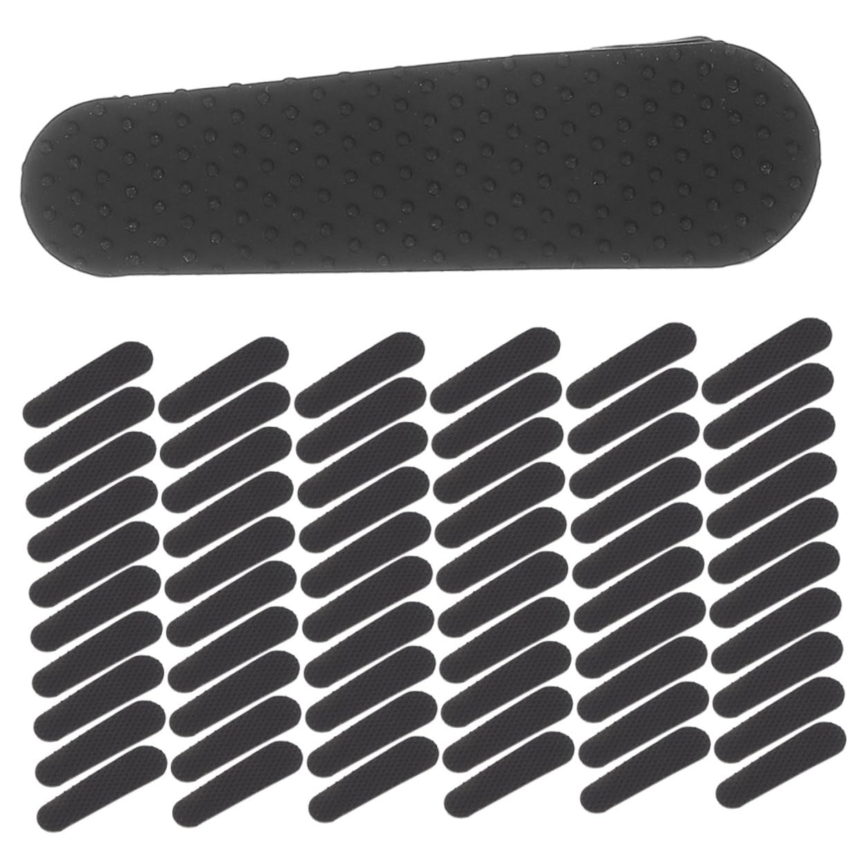 KOMBIUDA Silicone Hanger Strips Self-Adhesive Skid Hanger Grip Pads Non Slip Adhesive Strips