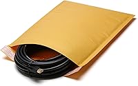 Vista 2 de The Boxery - Sobres de burbujas de papel kraft de 8.5" x 12" 100 sobres acolchados incluidos - Bolsas de envío con cierre autoadhesivo - #2