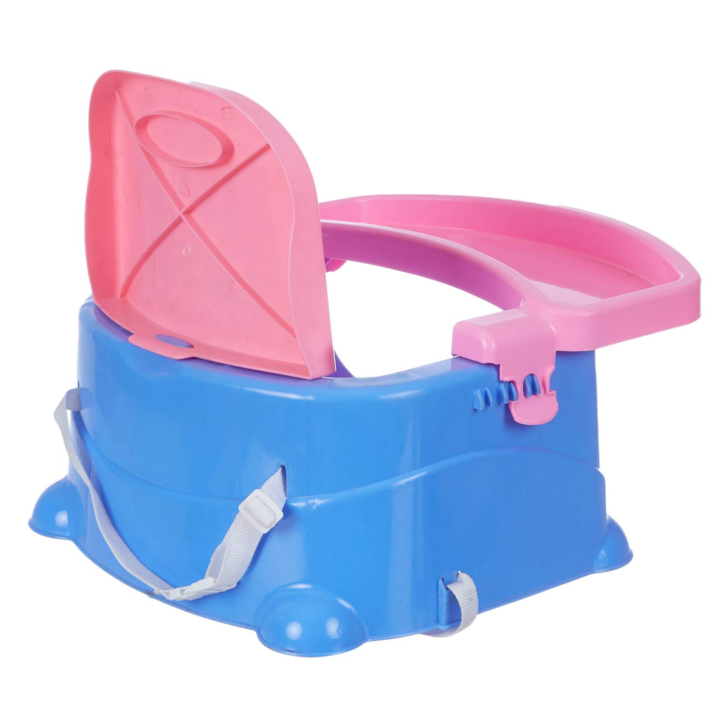NHR Foldable 4 in 1 Baby Feeding Chair, Baby High Chair, Car Seat with 3 Level Table Adjustment (Blue) - Image 3 thumbnail