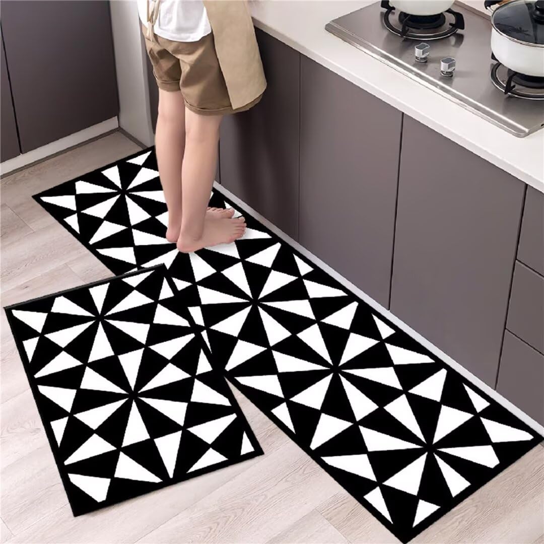 Alfombras cocina acolchada antideslizante: adiós al cansancio y las manchas de aceite, set de 2