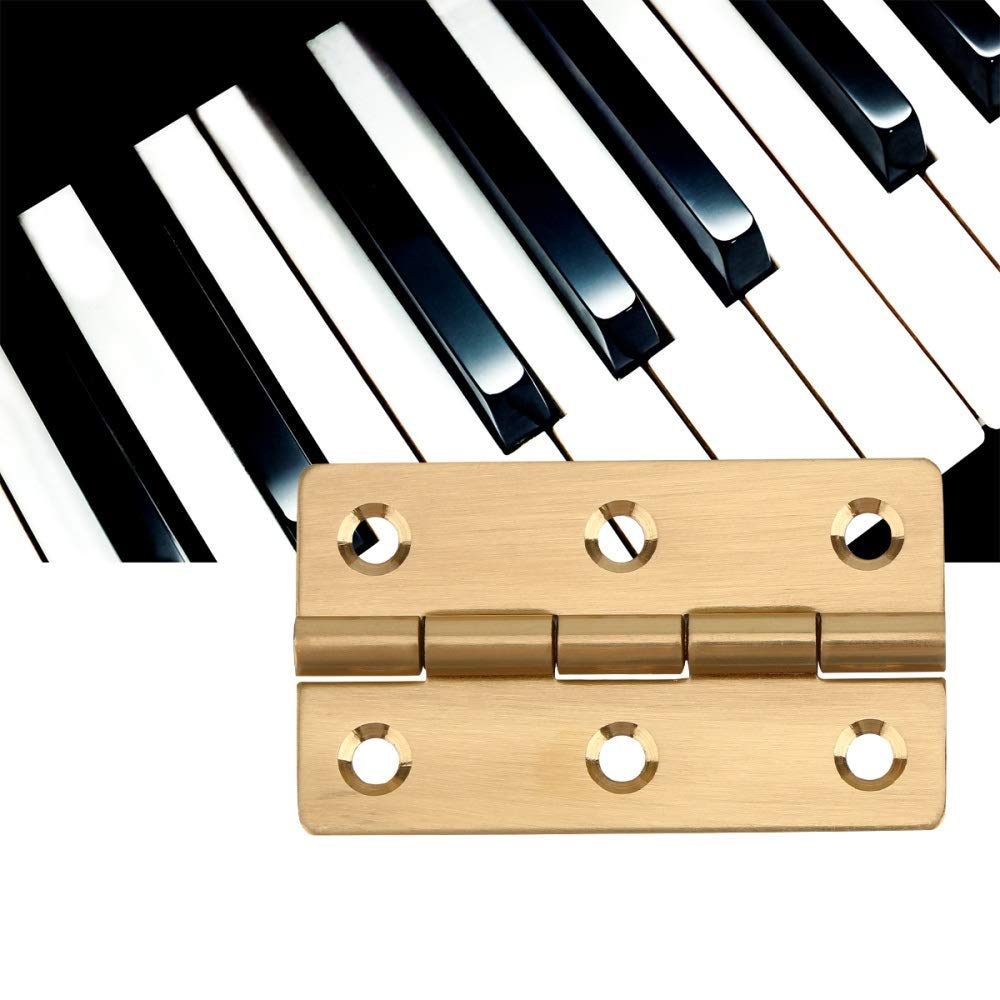 Bisagra a Tope de gabinete, bisagras de Puerta Plegables, Piezas de 1 Pieza Herramienta de afinación de Piano de Metal Duradero Bisagra de librería Bisagra de Piano para el hogar