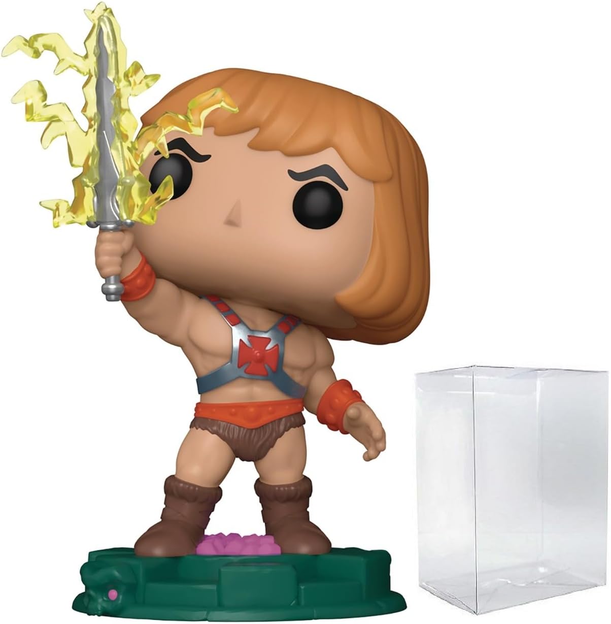 POP Funko Fusion: Masters of The Universe - Motu Vinyl Figure (Bundled with Compatible Box Protector Case), Multicolor, 3.75 inches