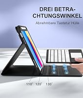 Vobafe iPad 11 10.9 Tok Billentyűzettel Mágneses Levehető QWERTZ Világító 5