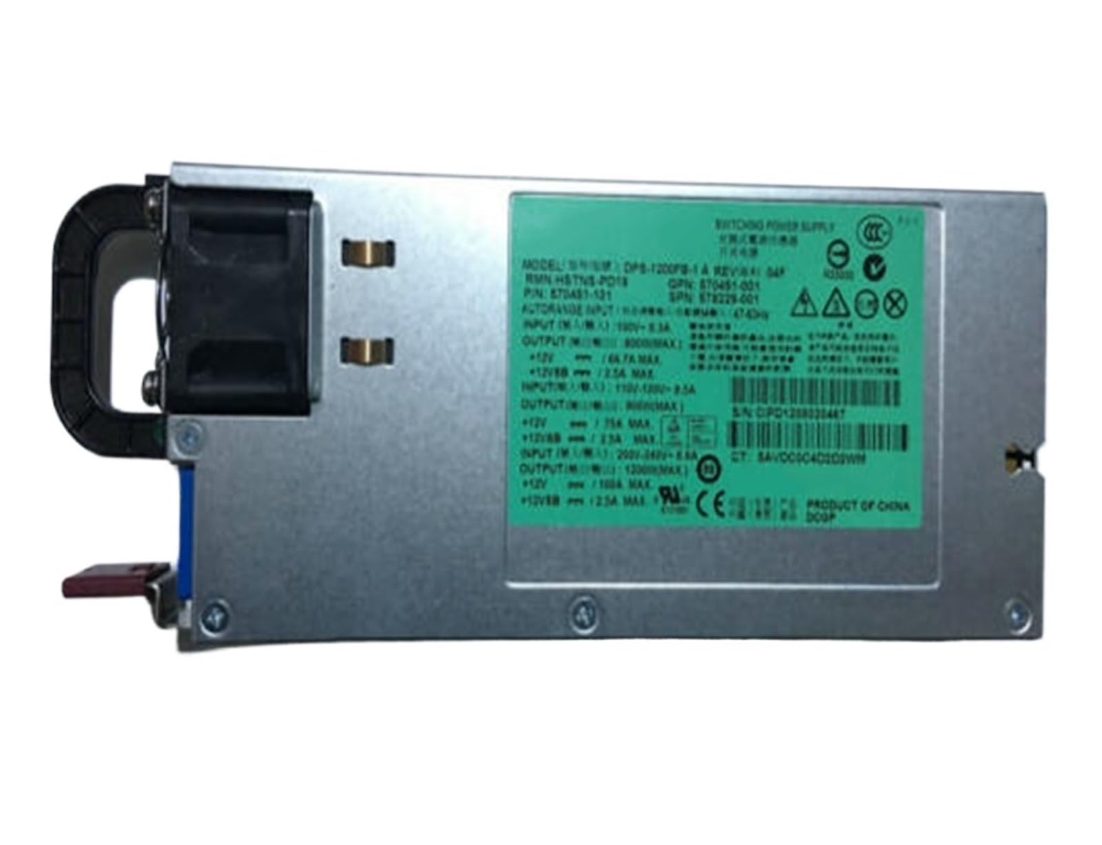 Alimentation serveur 1200W G8 pour optimiser l'infrastructure HSTNS-PL30
