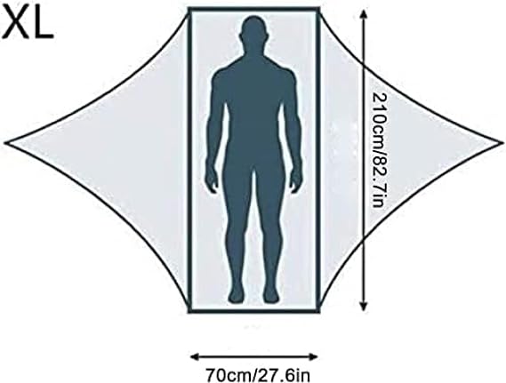 Portable Multi-person Hammock Tear-proof Anti-mosquito Flat Lay Hammock Family Outdoor Camping Ascend Residents Sleeping Bag