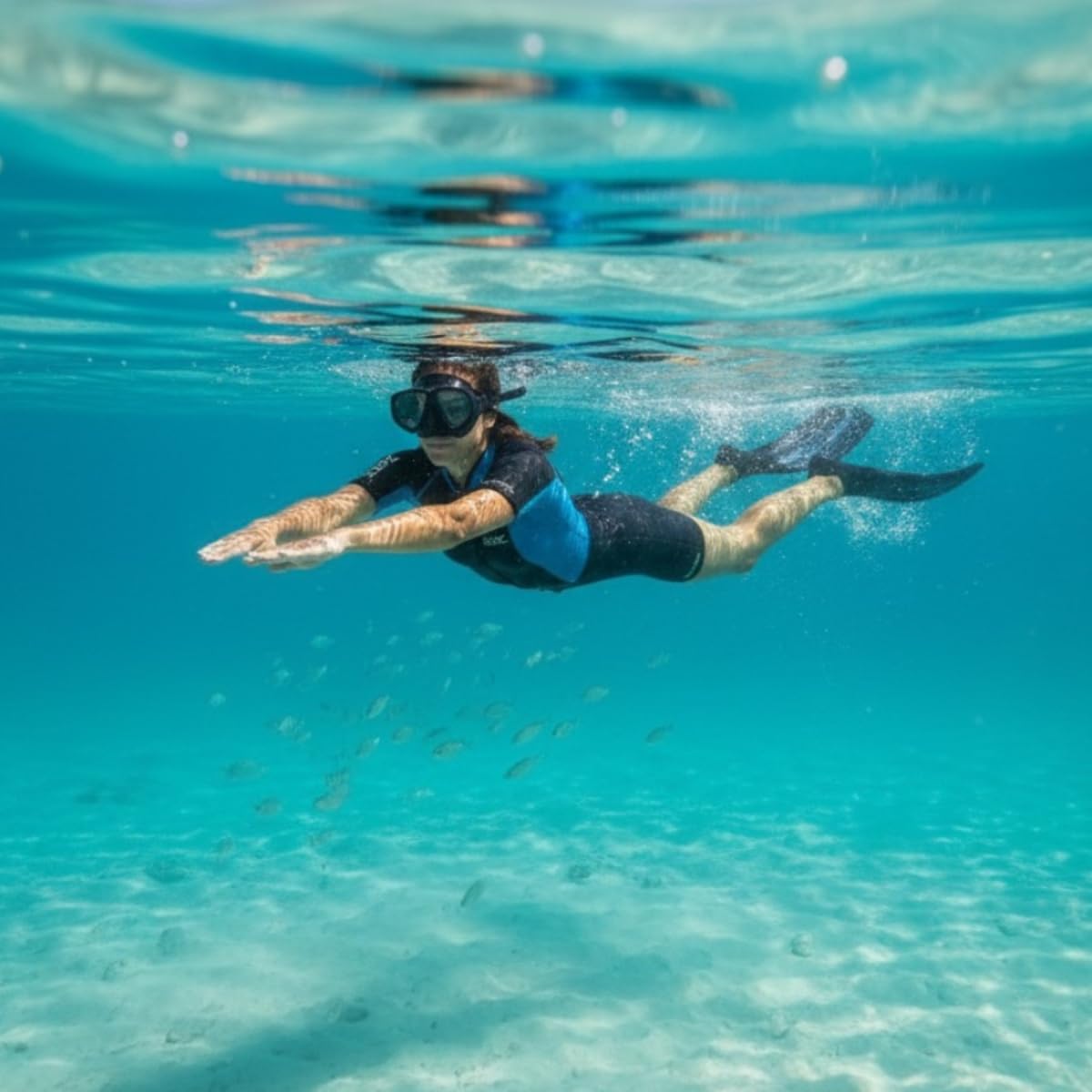 SEAC Clear – Maschera Subacquea Antiappannamento Doppia Lente in Silicone | Maschera per Immersioni e Snorkeling Antifog Low Volume