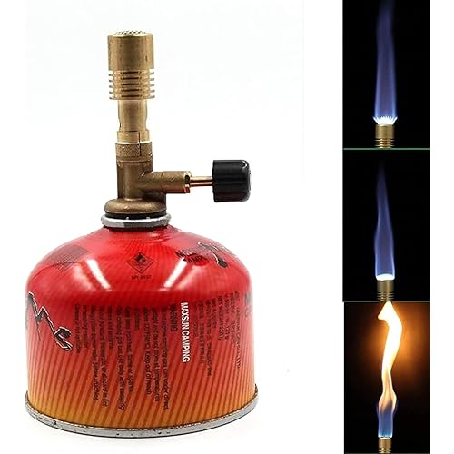Portable Countertop Burner, Portable Bunsen Burner, Gas Blowtorch/School Laboratory Large-Capacity Gas Burner, Ideal for Lab or HomeBrass Material, for Lab Equipment Clinic Use