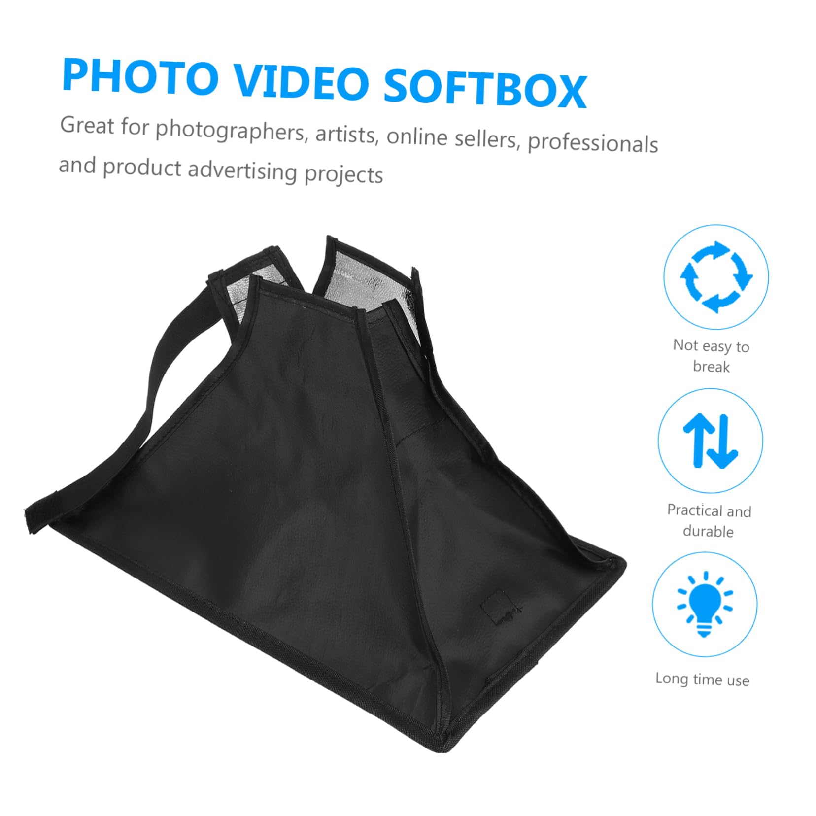 Gadpiparty Softbox Light Diffuser Photography 20x30 Inch for Video Product Shots and Studio Lighting