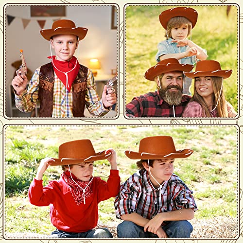 Coume COUME-COWBOY-45 20 Pcs Children'S Cowboy Hats Kids Party Cowboy Felt Hats Cowgirl Hats thumb #3