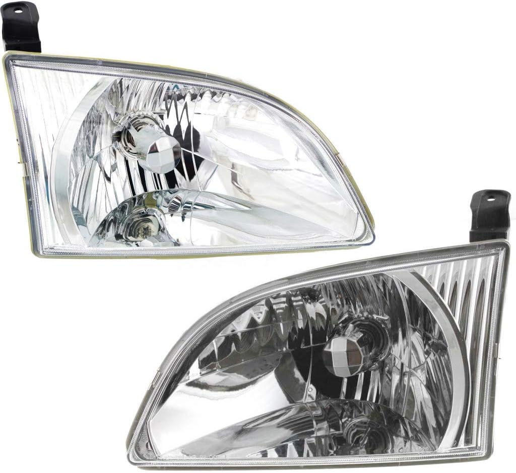 For Toyota Sienna 2001 2002 2003 Headlight Assembly Driver Side w/Bulbs For TO2502135