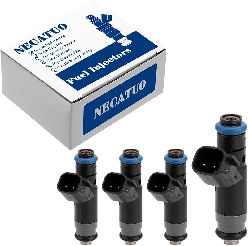 Kit de 4 bicos injetores de combustível NECATUO FJ483 para Chrysler e Dodge – Conjunto com 4 unidades