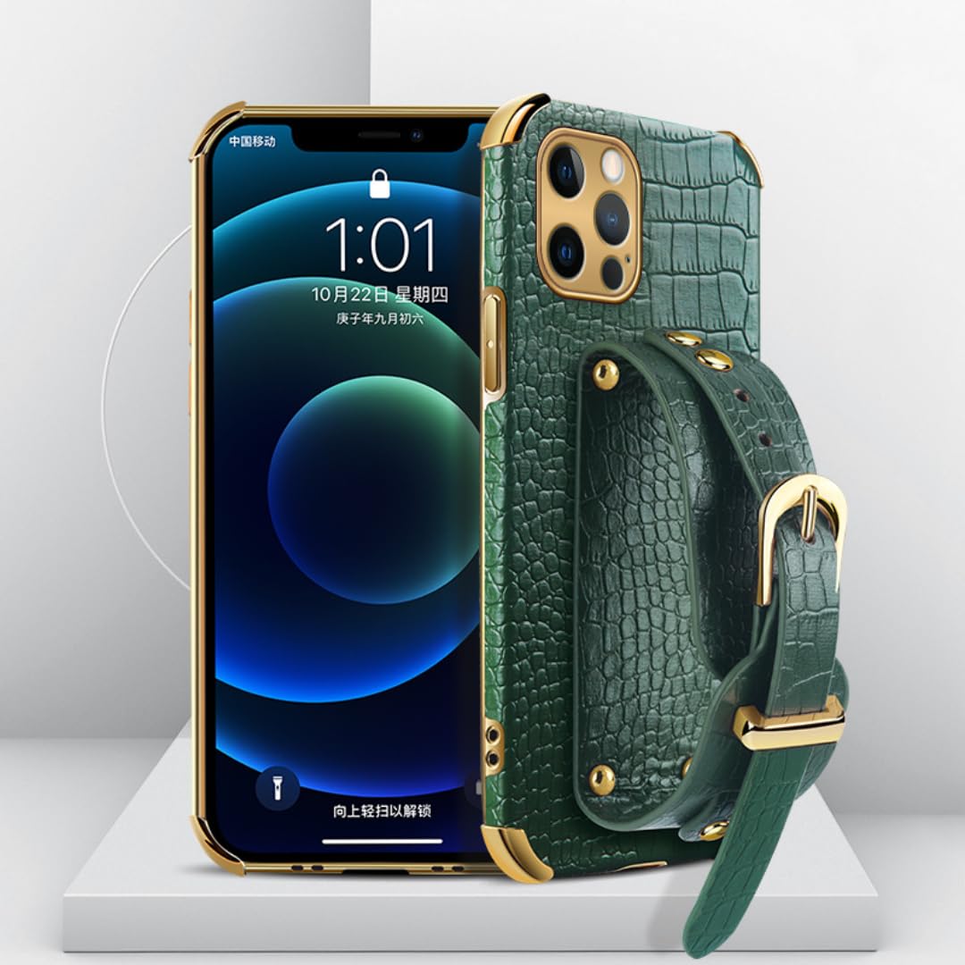 Coque iPhone 13 Pro chic vert foncé idéale pour vos réunions professionnelles - 8