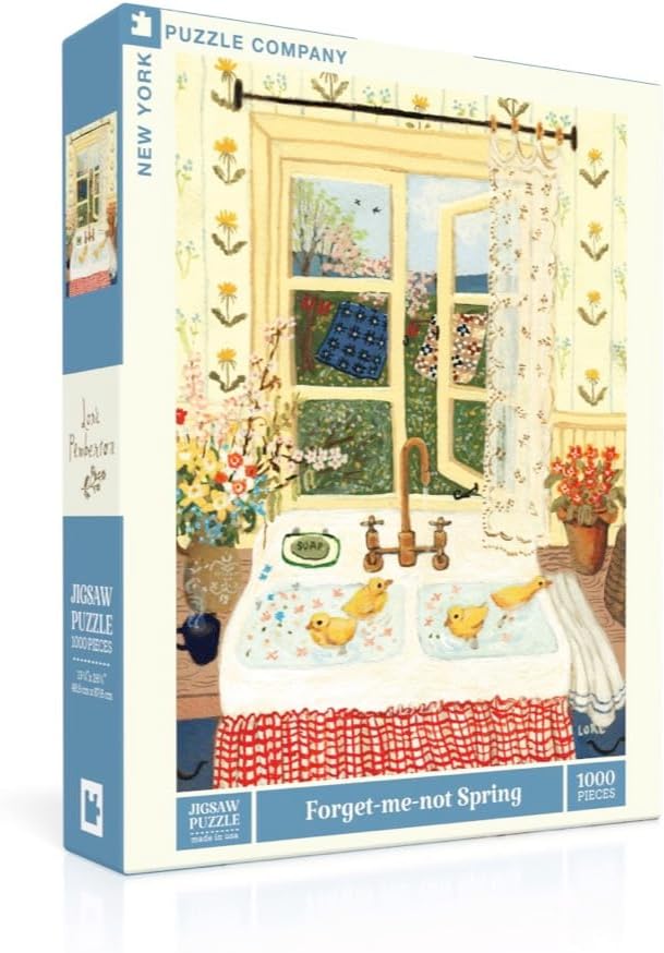New York Puzzle Company - Loré Pemberton Up with The Lark - 500 Piece Jigsaw Puzzle for Family Game Nights by Loré Pemberton