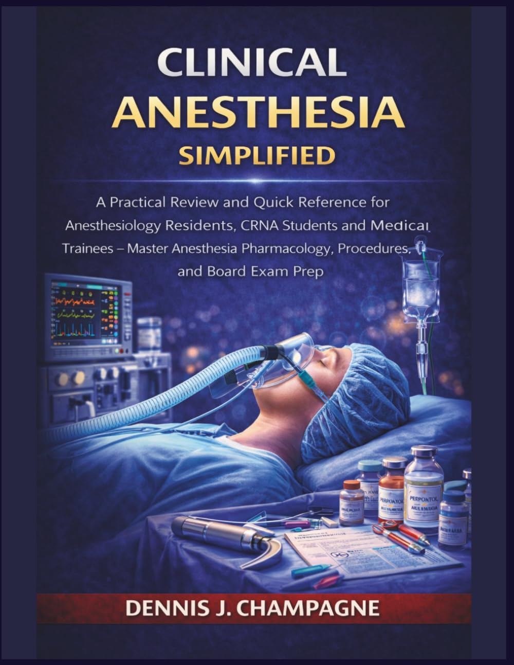 Clinical Anesthesia Simplified: A Practical Review and Quick Reference for Anesthesiology Residents, CRNA Students and Medical Trainees Master ... and Board Exam Prep (medical books)