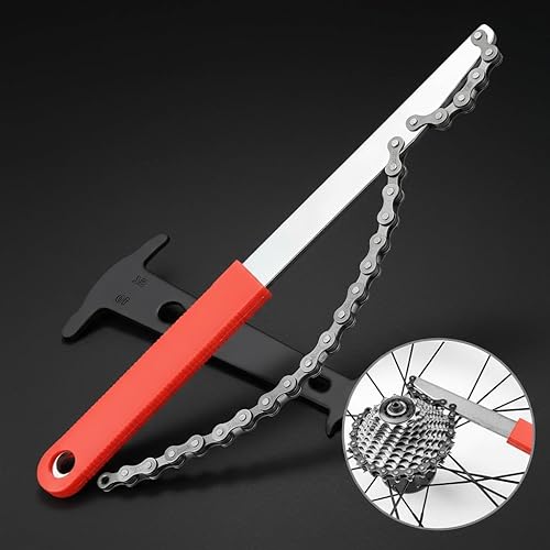 Miniatura 6 de Juego de herramientas de extracción de casete de bicicleta  Látigo de cadena, llave de cadena y herramienta de bloqueo para casetes ShimanoSRAM de 7