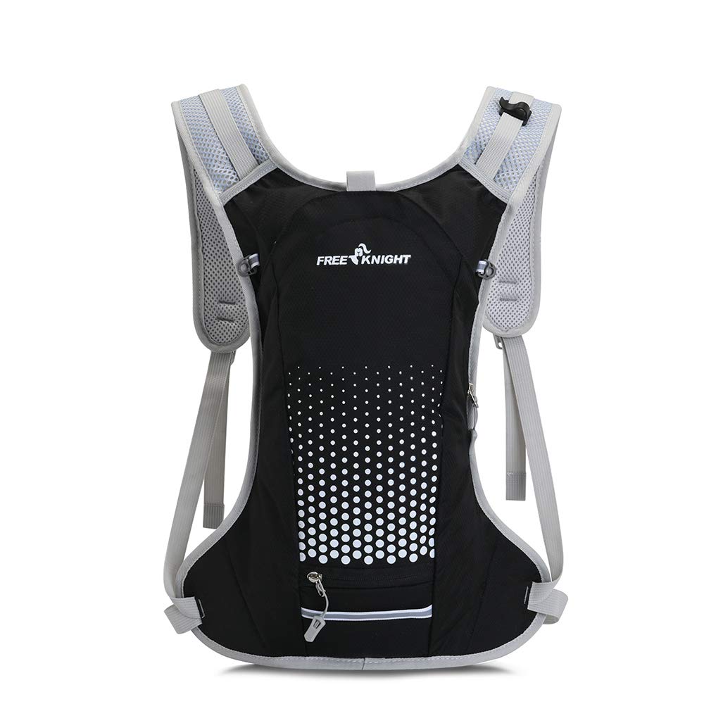 Free Knight 6L wasserdichter atmungsaktiver Fahrrad-Fahrradrucksack mit Helm-Organizer-Tasche, Trinkrucksack zum Radfahren Reiten Laufen WandernLaufen Wandern