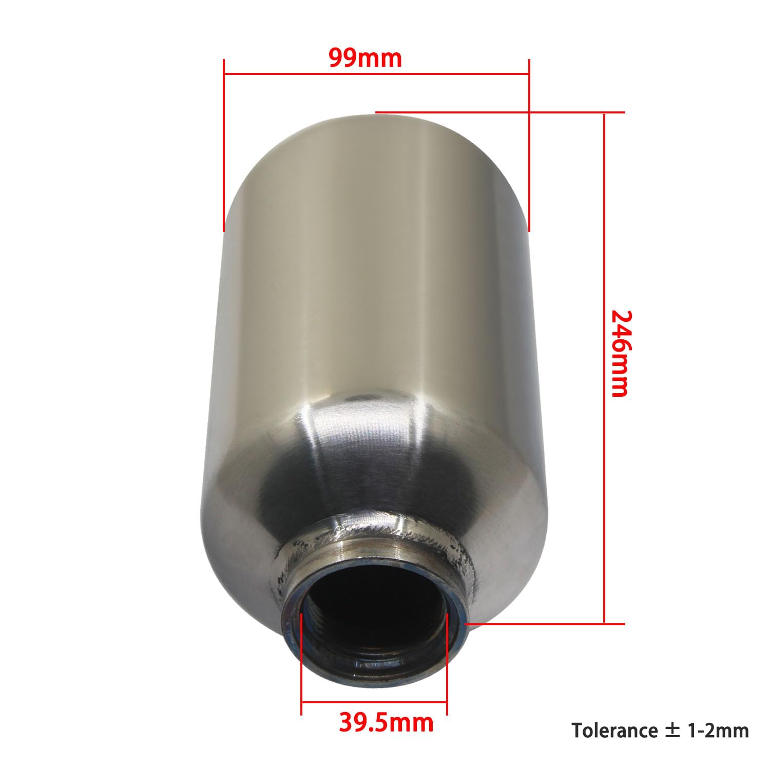 Depósito de presión de agua para bombas plunger bomba alta presion pulverizador agrícola a gasolina embolo pulverizador repuestos de bombas fumigar tanque de presion agua (246x99x39.5mm)