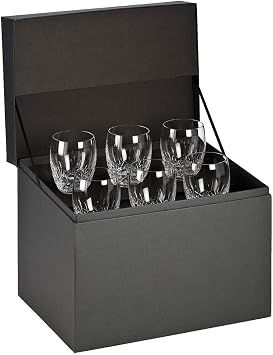 Waterford Crystal Lismore Essence Double Old Fashioned Glasses, Deluxe Gift Box, Set of 6