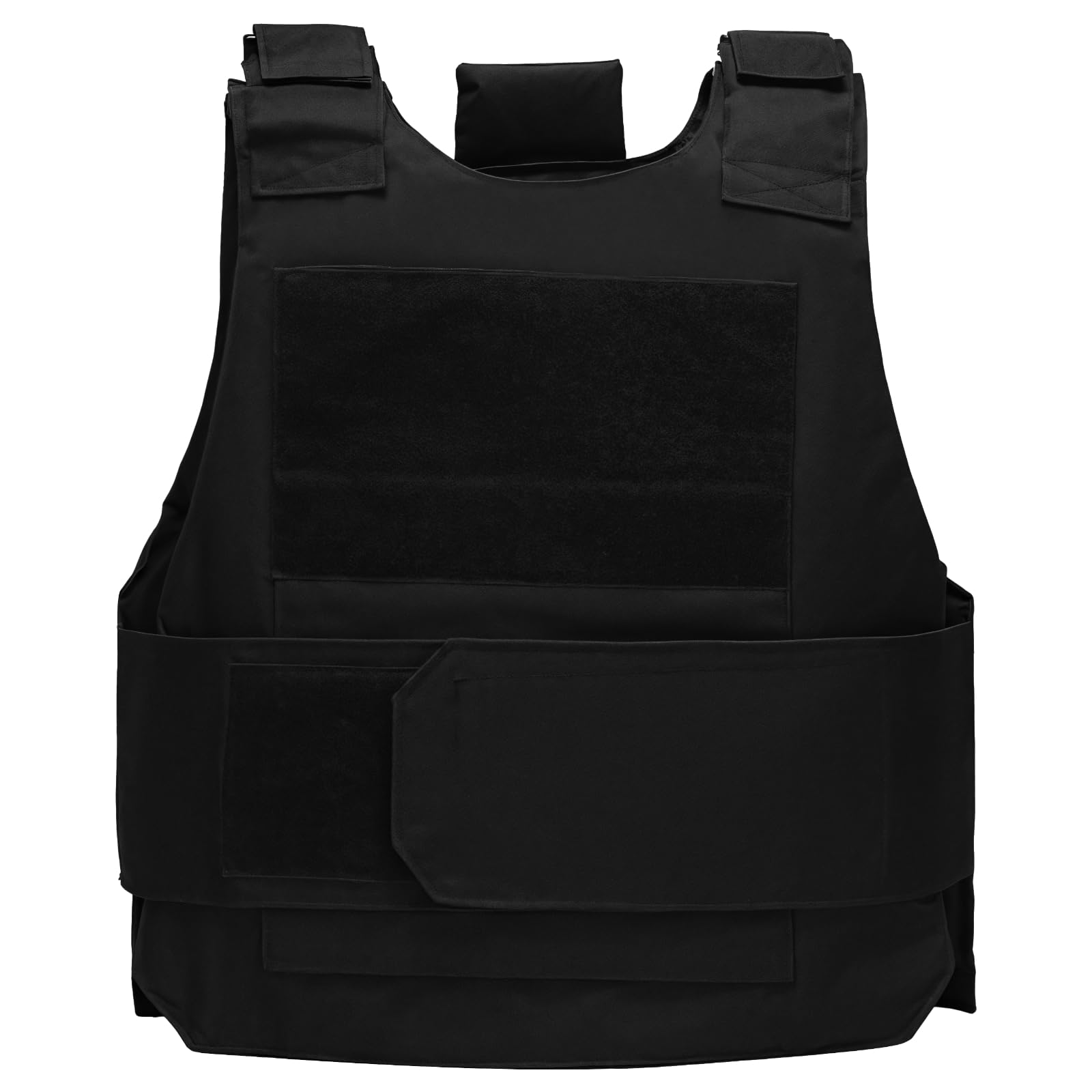 Chaleco táctico ajustable Oxford 800D con diseño multifuncional negro 5
