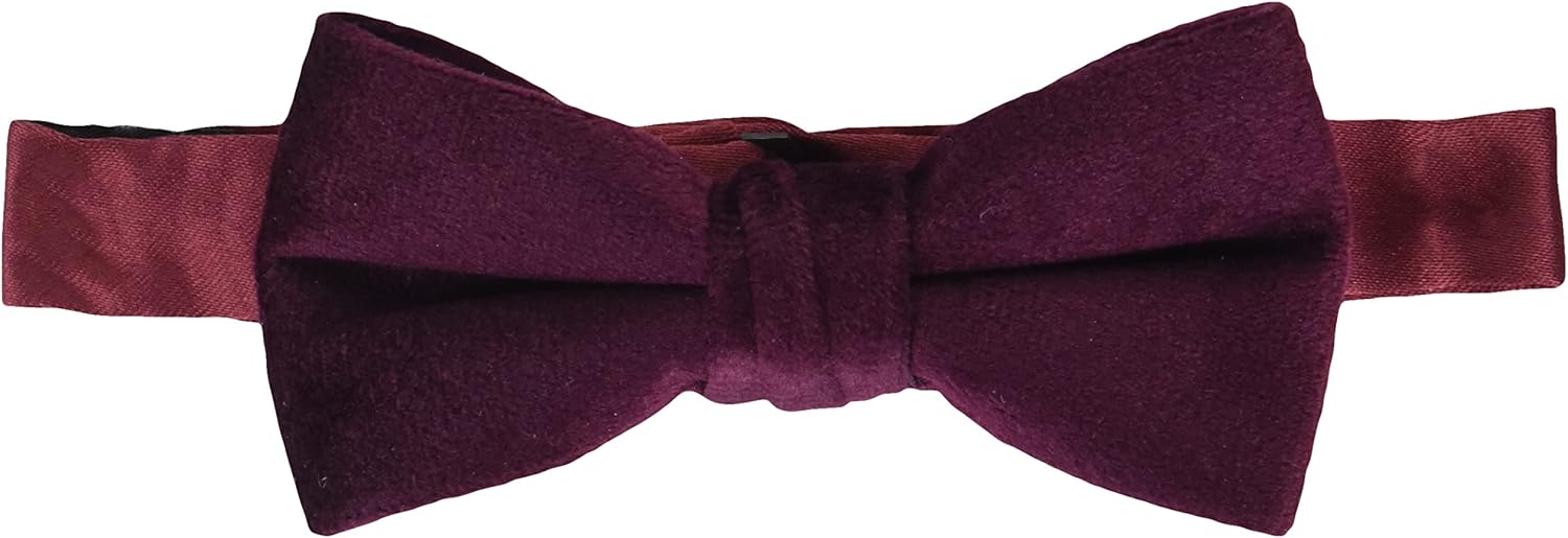 Isaac Mizrahi Boys' Isaac Mizrahi Boy's Solid Velvet Bowtie