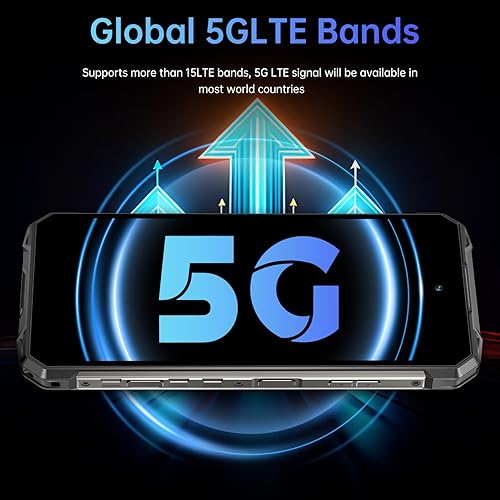 Miniatura 2 de Rugged Armor - Teléfono celular desbloqueado, teléfono inteligente de 6.99 pulgadas, HD, 68 + 108 MP, visión nocturna, Android 15, 22000 mAh,