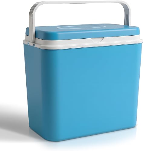 Tanness 24L Cool Box, Cooler Box, Ice Box | Large Food Insulated Camping Cool Box | Storage Box, Cooler Bag, Cool Bags Large for Picnics and Festivals, Camping Accessories & Travel Accessories