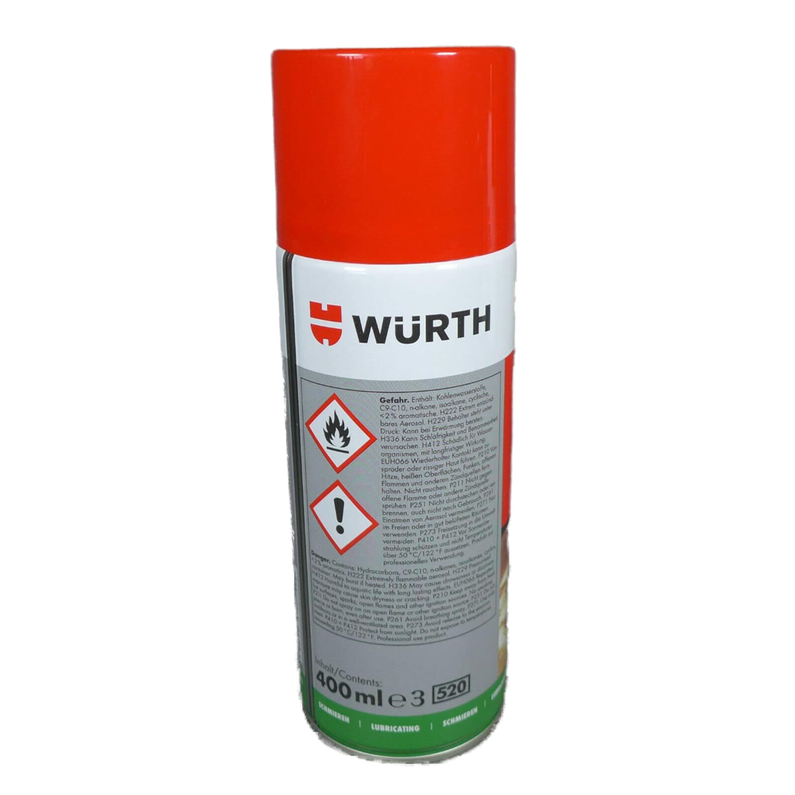 Würth Produit anti-rouille ROST-Off - Plus Plus 400ml Propriétés lubrifiantes