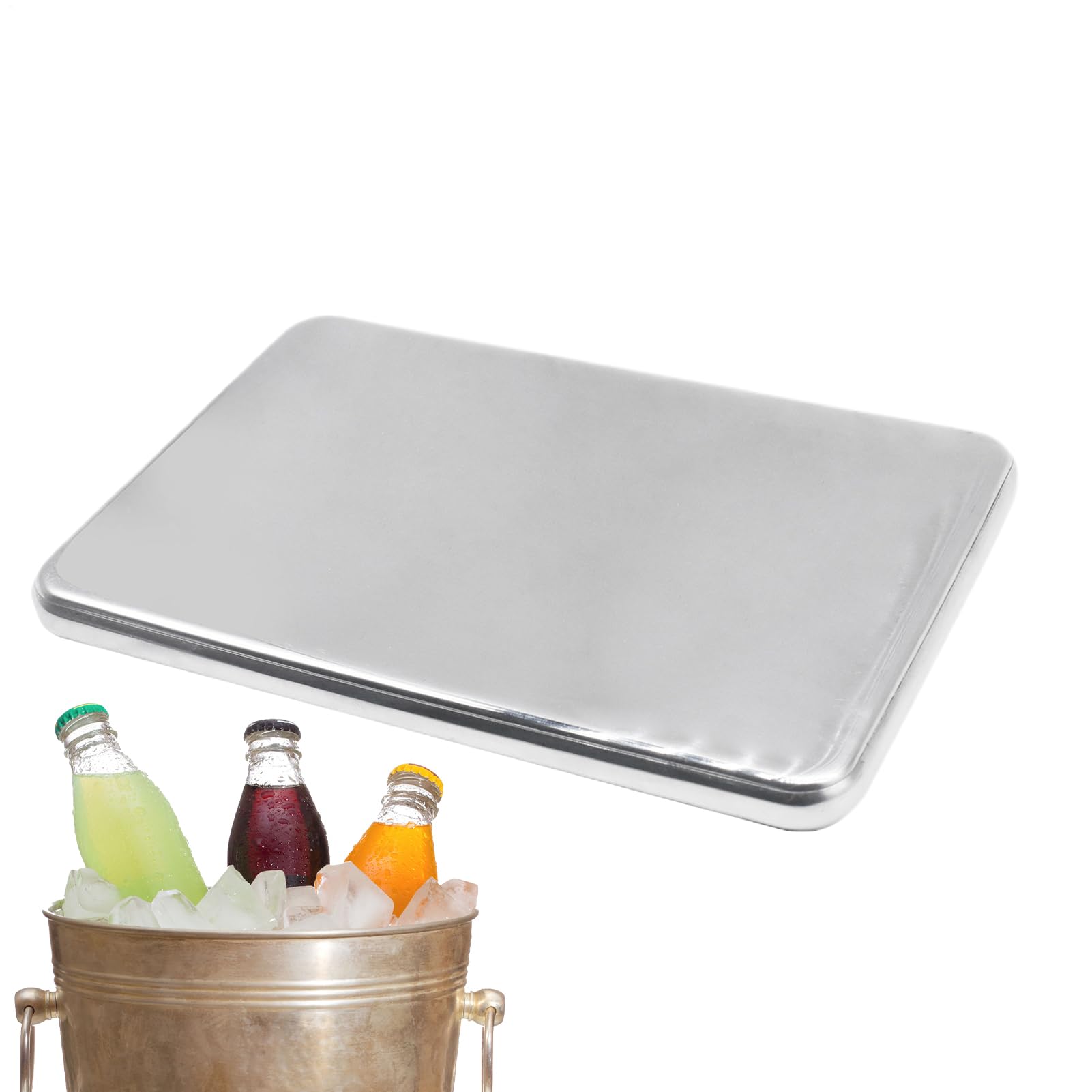 Pack de glace en acier inoxydable pour éliminer l'eau dans votre sac à lunch