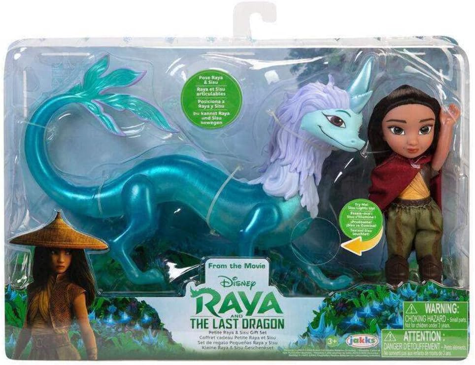 Raya and the Last Dragon Petite With Feature Dragon 6 Inches, multicolor, 213881