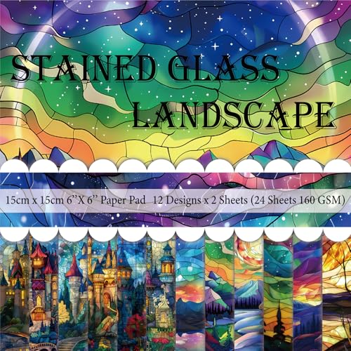6x6" Cardstock Single Sided Scrapbooking,Craft Decorative Scrap Book Paper