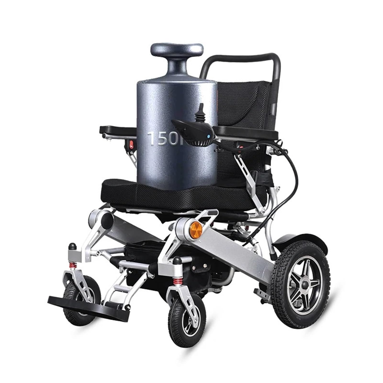 Silla De Ruedas Eléctrica Plegable Portátil Con Motor 500W, Ligera Aleación Aluminio For Personas Mayores Discapacidad Movilidad Cómoda Fluida