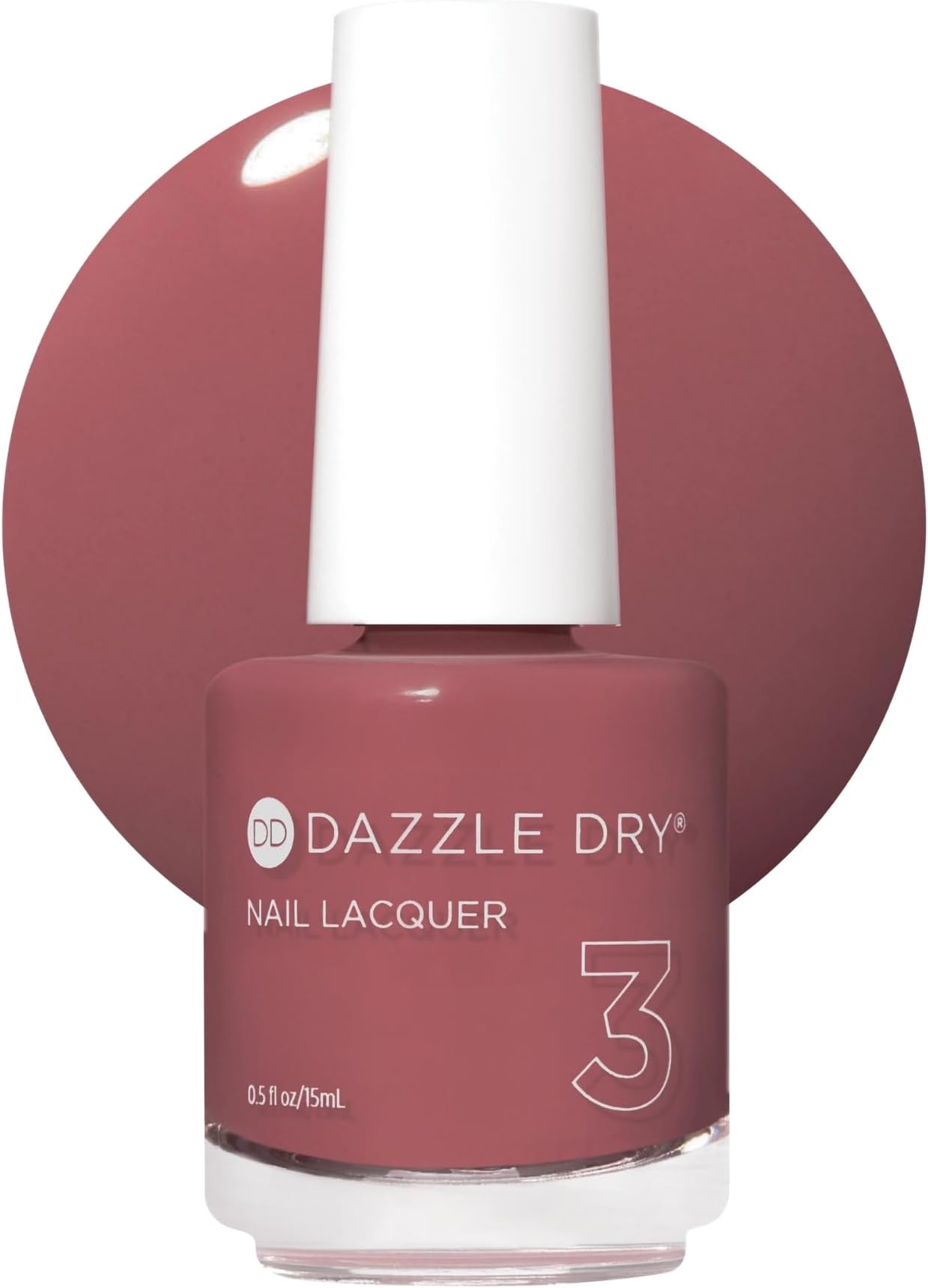 Nail Lacquer (Step 3) - Heart's Caress - A medium dusty rose. Full coverage cream. (0.5 fl oz)
