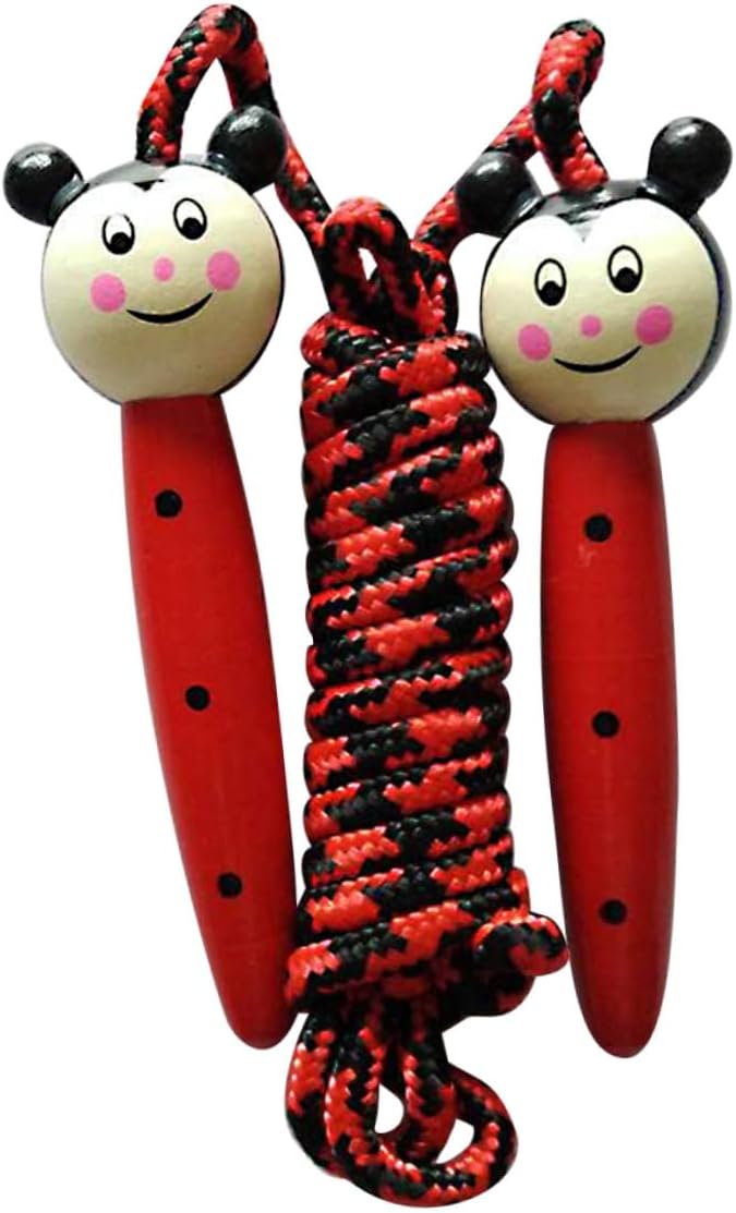 Adjustable Cartoon Animal Skipping Rope for Kindergarten Fitness Jump Rope for Exercise Training Comfortable Grip for Fun Workout and Random Color