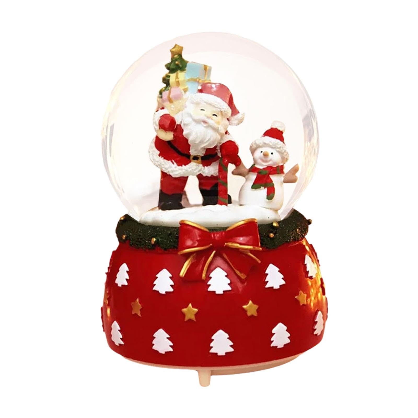 Globo de Nieve Navideño Bonita Caja de Música para Regalo de Navidad