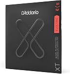 D'Addario Chaînes de guitare électrique, XT Enduit de nickel, XTE1046, Gauge de lumière régulière 10-46, 6-String Ensemble, boîte de 1