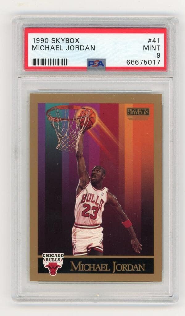 Michael Jordan PSA GRADED 9 (Basketball Card) 1990-91 Skybox - [Base] #41