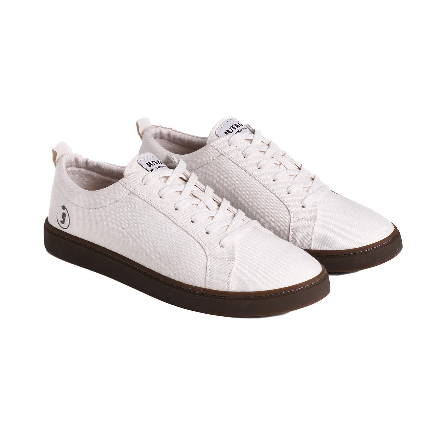 Jutaji Premium 100% Biodegradable Off-White Sneakers & Casual Shoes for Men & Women | Sneakers Shoes for Men, Casual Shoes for Men | Anti Skid & Natural Latex Padded Insole, Odour Free(Size: UK10)-image-10