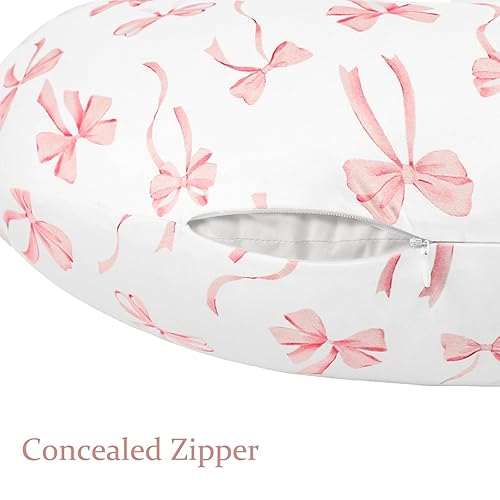 Miniatura 6 de Funda de almohada de lactancia, fundas de lactancia extraíbles para almohadas de lactancia, ajuste elástico y suave para bebés, niñas y niños recién