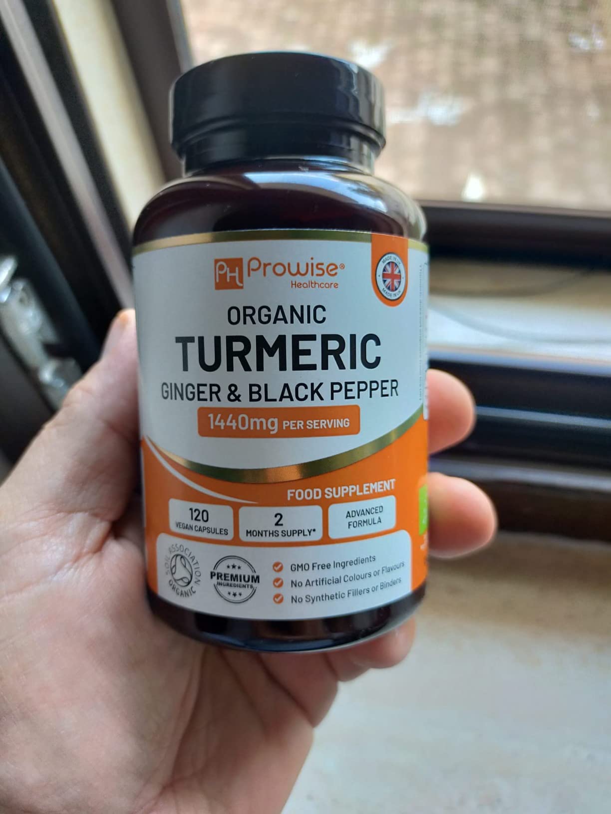 Integratore Curcuma Purvitz Capsule Curcuma Forte Con Pepe Nero Alta Resistenza 10 000mg 120 Capsule Per N 772818 - Foto 4