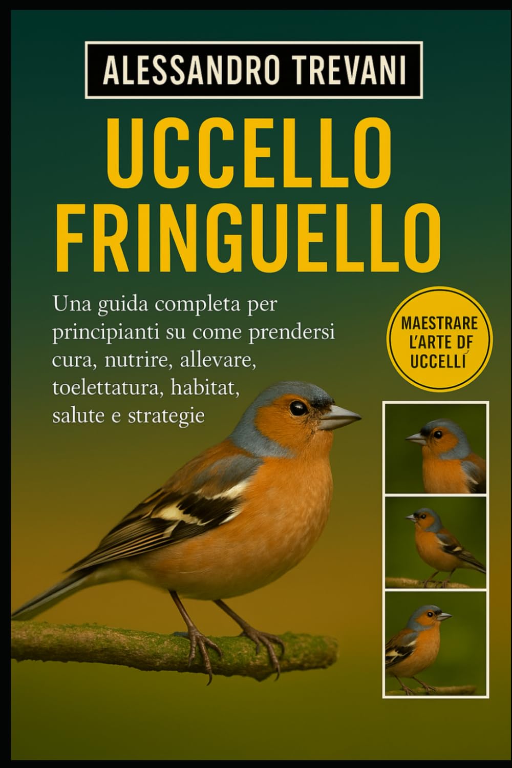 UCCELLO FRINGUELLO: Una guida completa per principianti su come prendersi cura, nutrire, allevare, toelettatura, habitat, salute e strategie