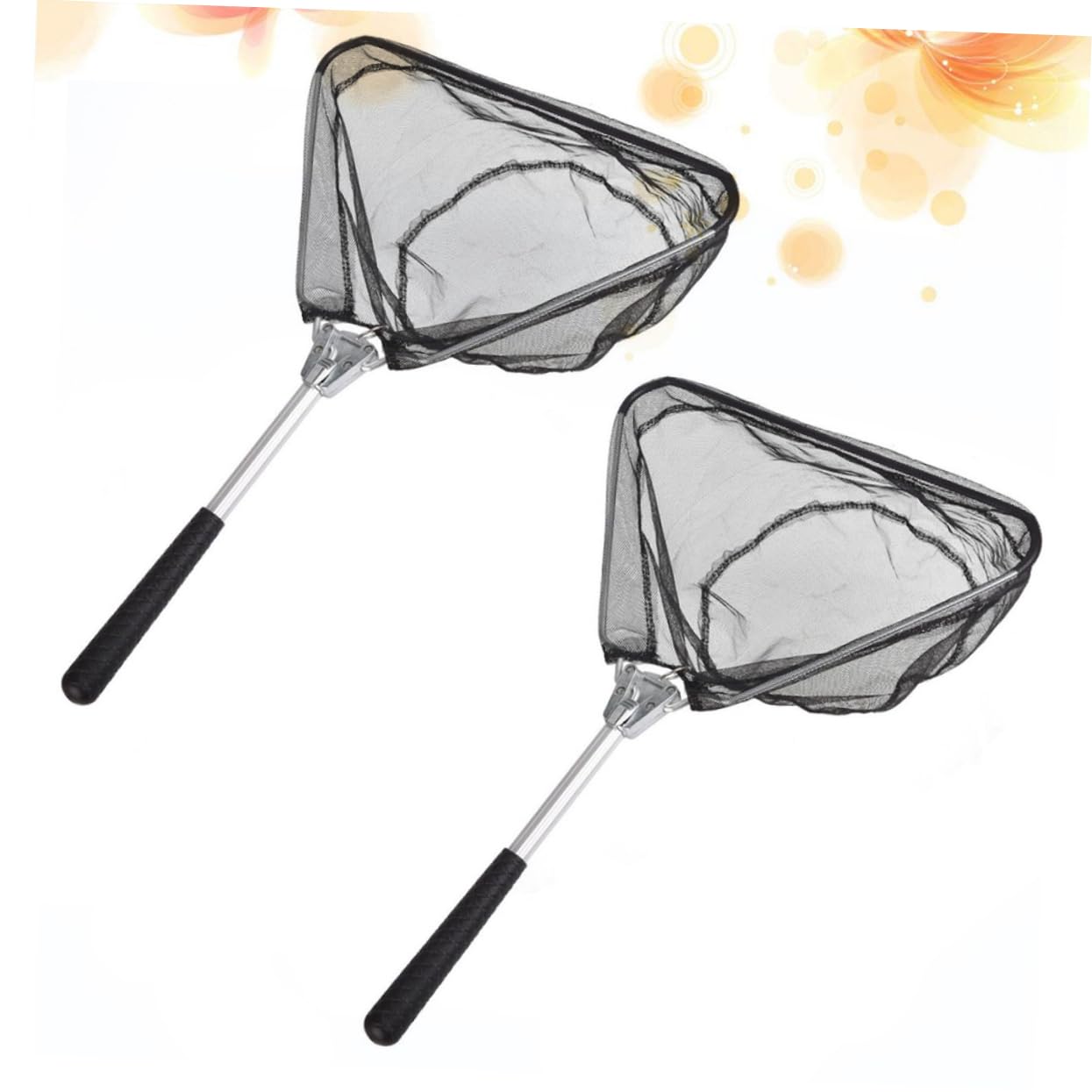 4 piezas de red de pesca plegable, red de aterrizaje para peces, red para capturar peces, red de aterrizaje para pescar, redes de lanzamiento para pescar, mini red de pesca, red de inmersión para
