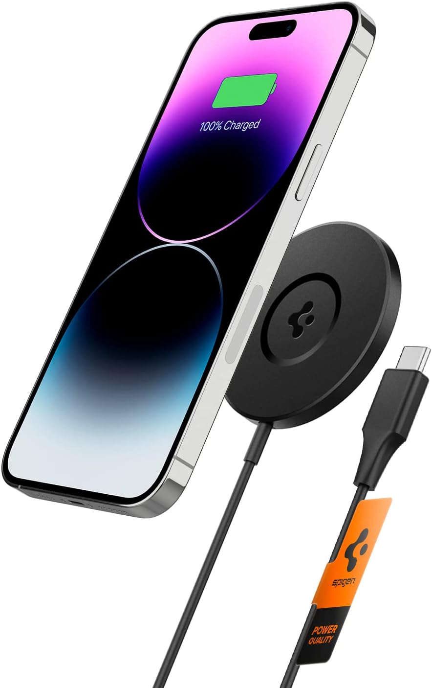 REESTECQI MagSafe Auto Ladepad 15W - RGB Beleuchtung Mit 40W Adapter