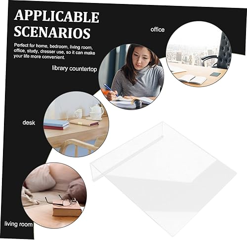 Miniatura 9 de MAGICLULU Soporte de ángulo recto para escritorio, soporte para libros, tablero de escritura inclinado, tablero de pintura, soporte para escribir,