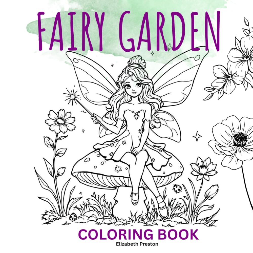 Fairy Garden: Coloring Book