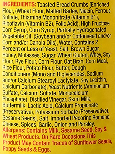 Vigo Italian Style Seasoned Bread Crumbs, With Imported Roman Cheese (Italian Style, 16 Ounce (Pack Of 1)) #TOP4