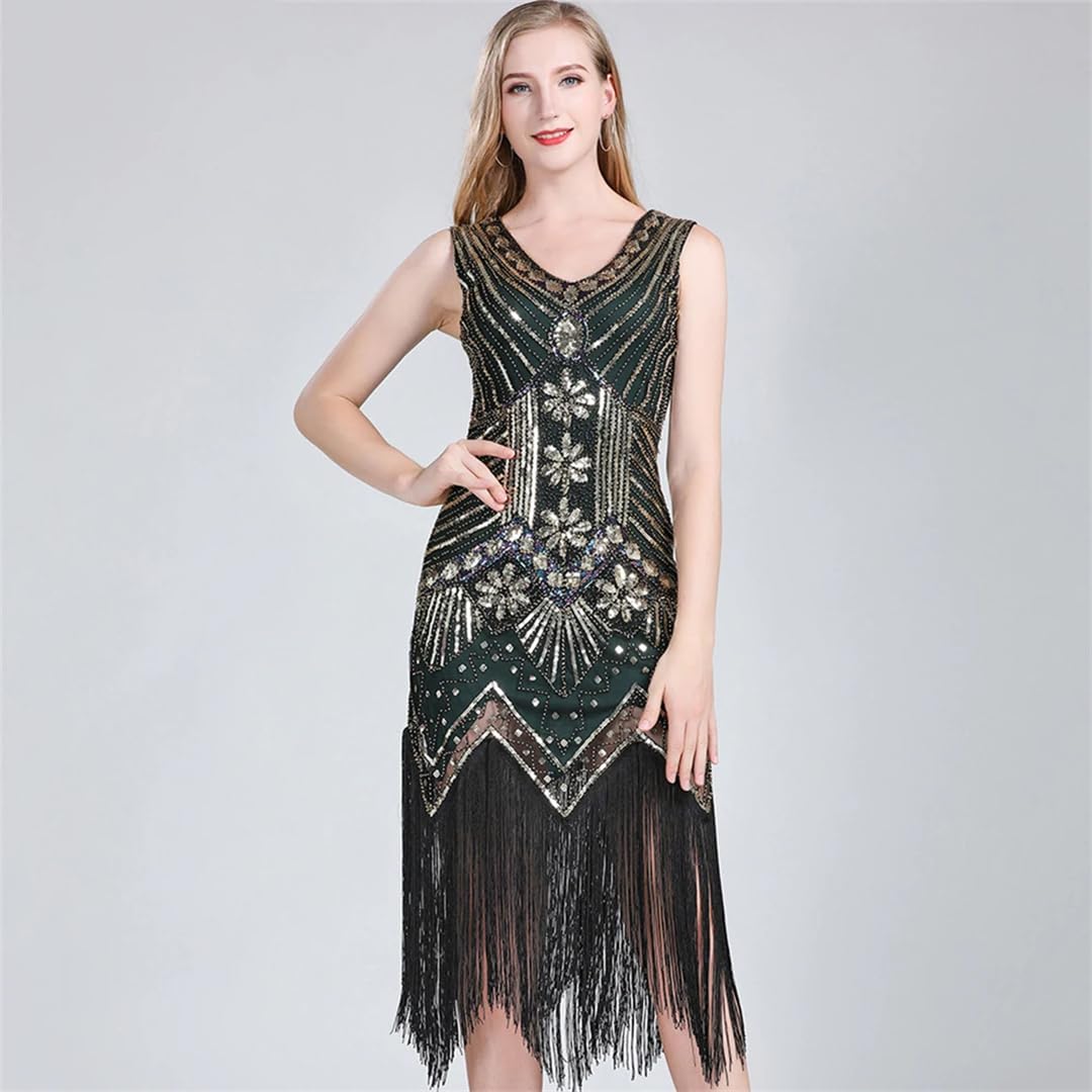 Damska sukienka z cekinami w stylu vintage elegancka wieczorowa sukienka na studniówkę damska bodycon sukienka do tańca latynoskiego