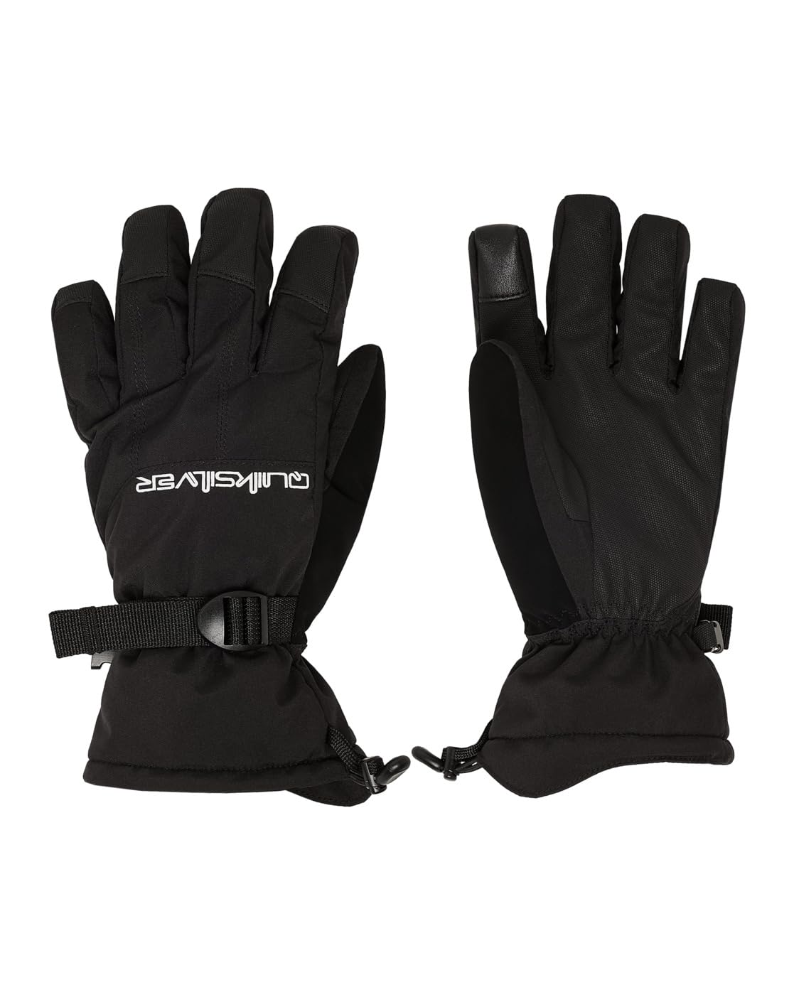 Quiksilver Mens Skiing Mission Gloves, Black, Size S, Men