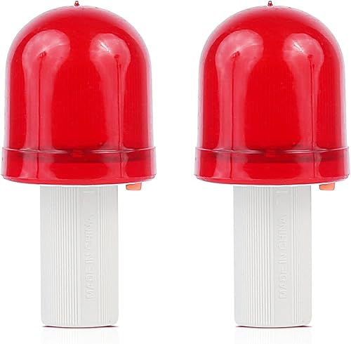 BATTIFE Paquete de 2 luces LED de advertencia con cono de tráfico, lámpara de bloqueo de carretera de 360 grados visible con 3 modos intermitentes disponible en Yaxa Colombia