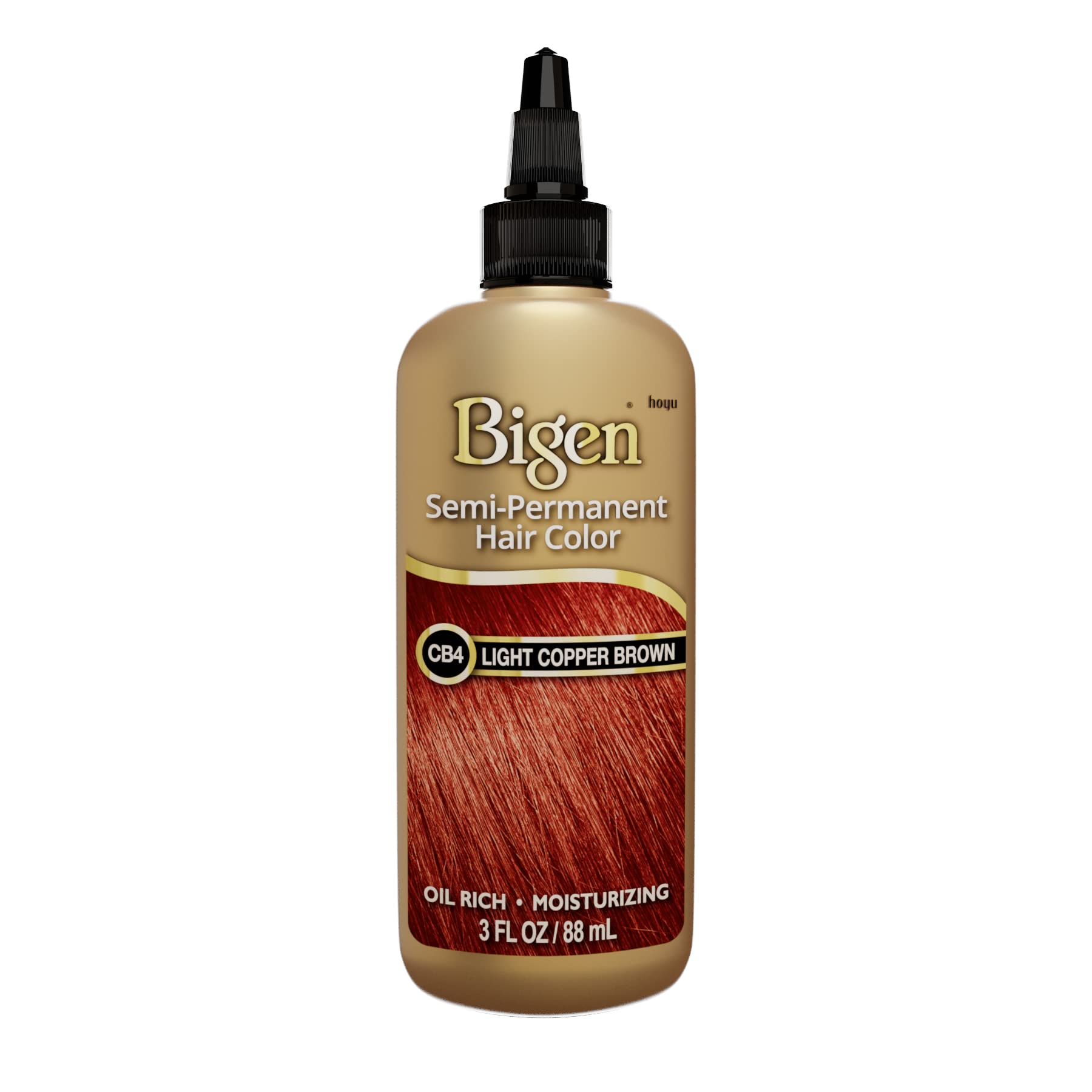 Amazon.com : CB4 light Copper Brown Bigen Semi Permanent Hair